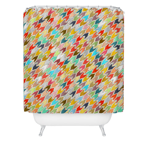 Sharon Turner Rashmi ikat Shower Curtain