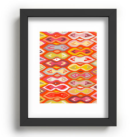 Sharon Turner Raveena ikat Recessed Framing Rectangle