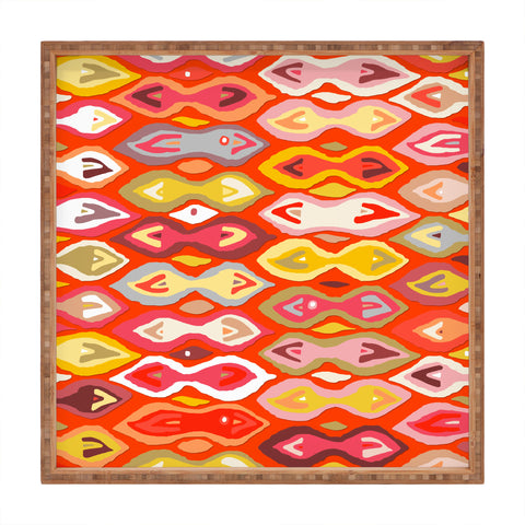 Sharon Turner Raveena ikat Square Tray