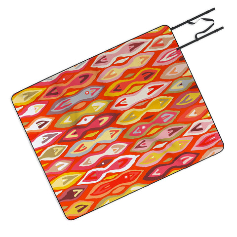 Sharon Turner Raveena ikat Picnic Blanket