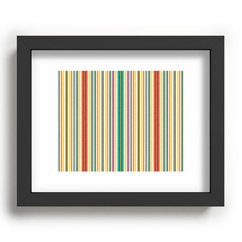 Sharon Turner retro stripe Recessed Framing Rectangle