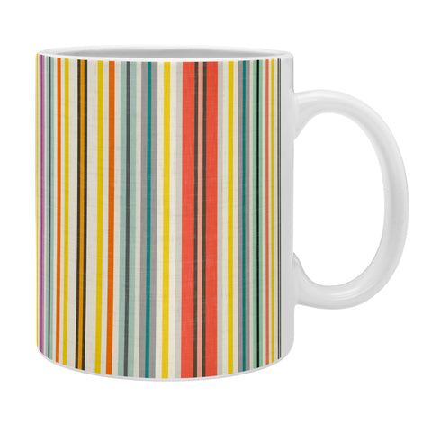 Sharon Turner retro stripe Coffee Mug