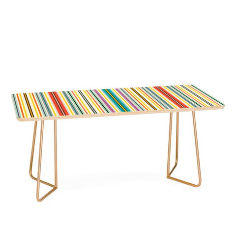 Sharon Turner retro stripe Coffee Table