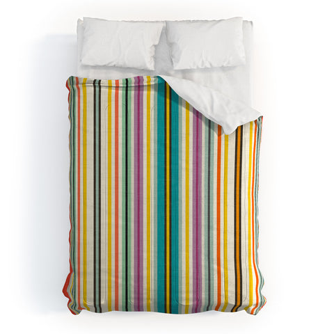 Sharon Turner retro stripe Comforter