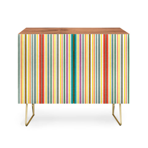 Sharon Turner retro stripe Credenza