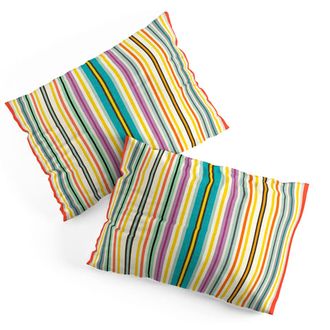 Sharon Turner retro stripe Pillow Shams