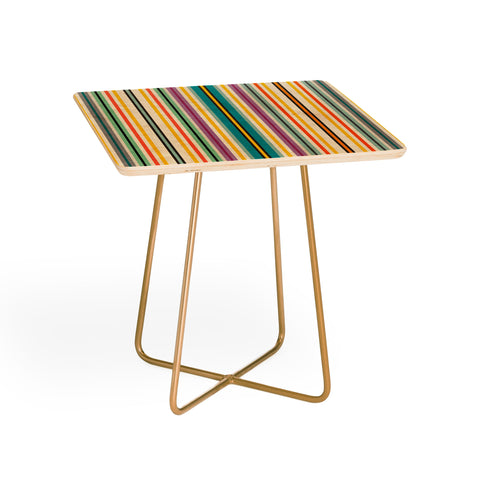 Sharon Turner retro stripe Side Table