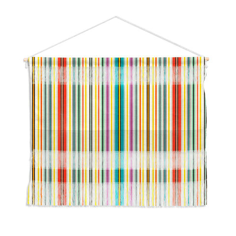 Sharon Turner retro stripe Wall Hanging Landscape
