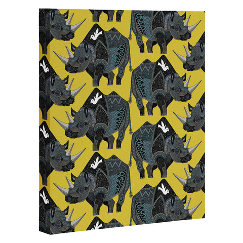 Sharon Turner Rhinoceros Art Canvas