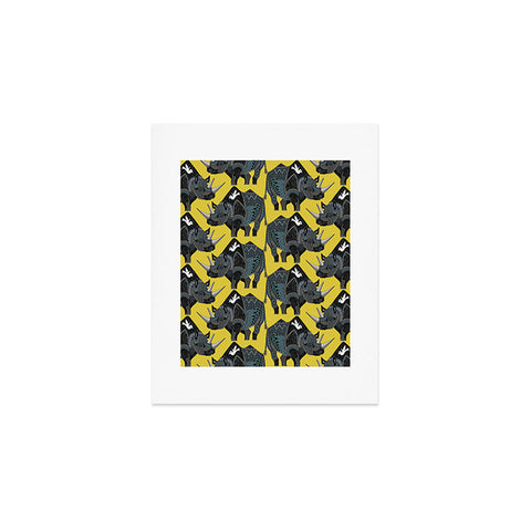 Sharon Turner Rhinoceros Art Print