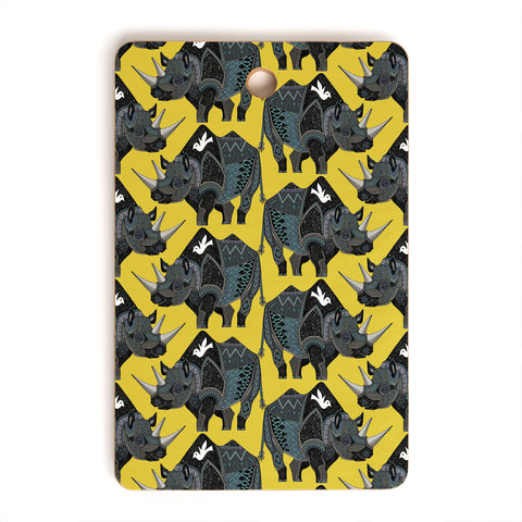 Sharon Turner Rhinoceros Cutting Board Rectangle