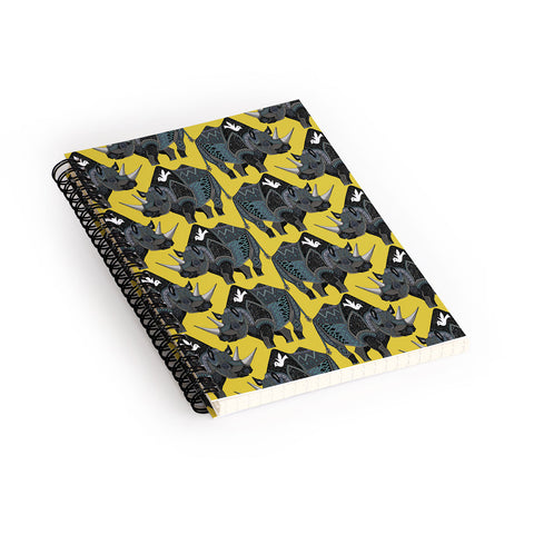 Sharon Turner Rhinoceros Spiral Notebook