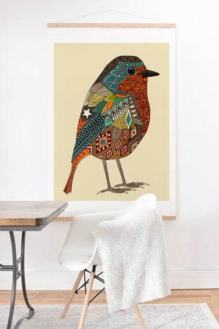 Sharon Turner robin vanilla Art Print And Hanger