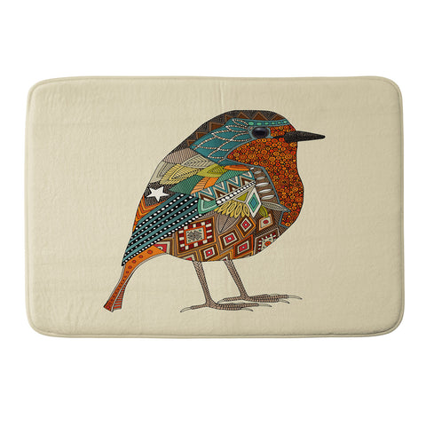 Sharon Turner robin vanilla Memory Foam Bath Mat