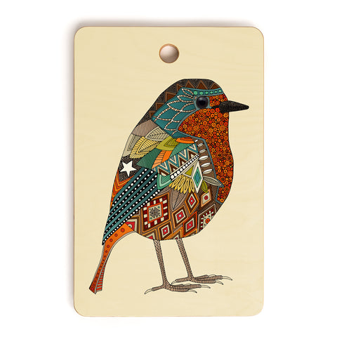 Sharon Turner robin vanilla Cutting Board Rectangle