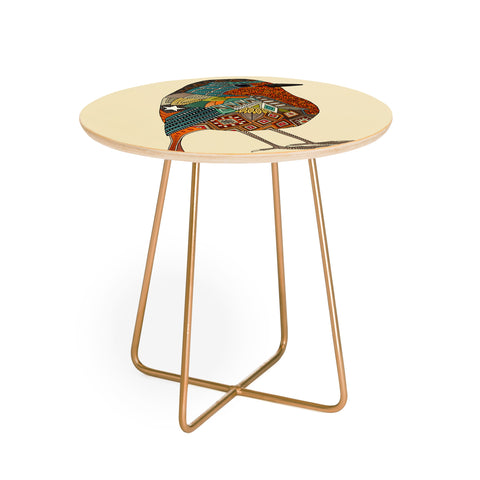 Sharon Turner robin vanilla Round Side Table