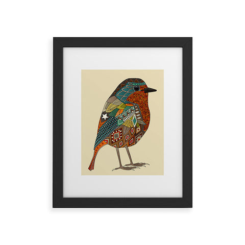 Sharon Turner robin vanilla Framed Art Print
