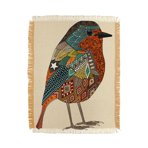 Sharon Turner robin vanilla Throw Blanket