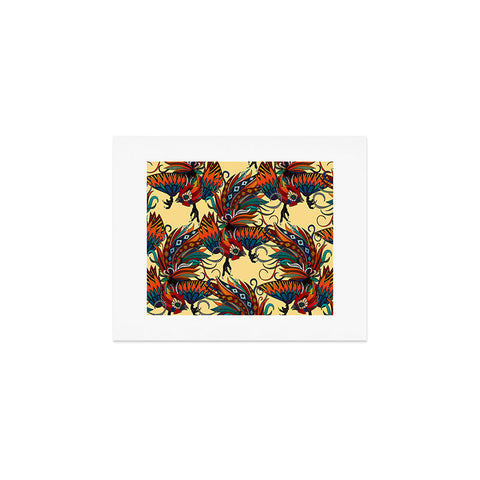 Sharon Turner rooster ink Art Print