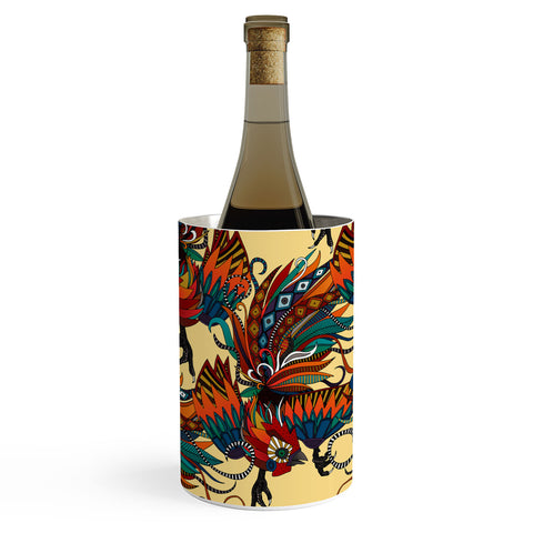 Sharon Turner rooster ink Wine Chiller