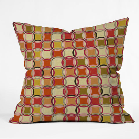 Sharon Turner Rorbaa Circles Outdoor Throw Pillow