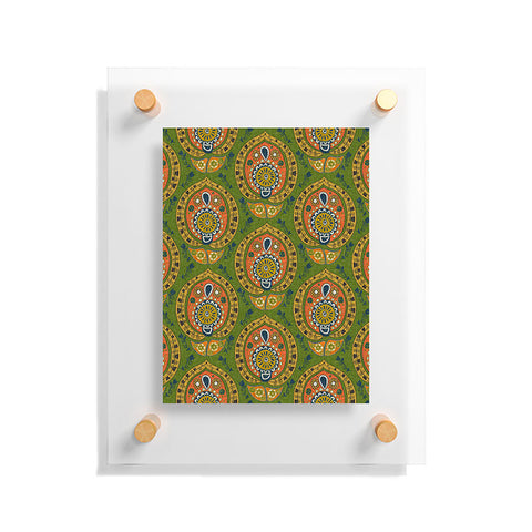 Sharon Turner safa green Floating Acrylic Print