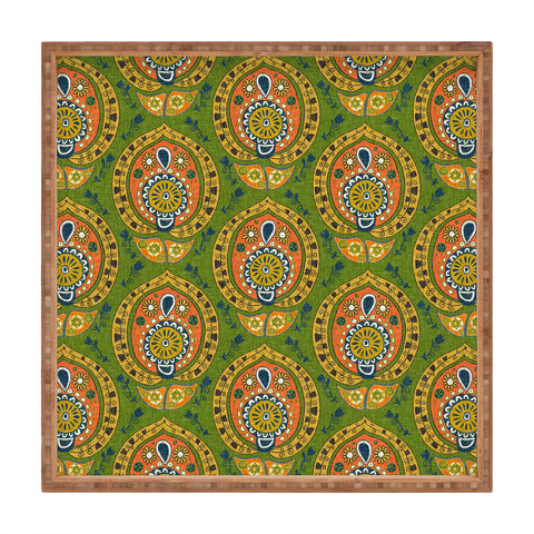 Sharon Turner safa green Square Tray