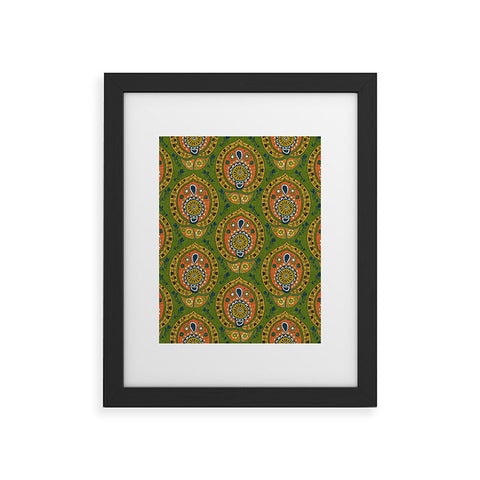 Sharon Turner safa green Framed Art Print