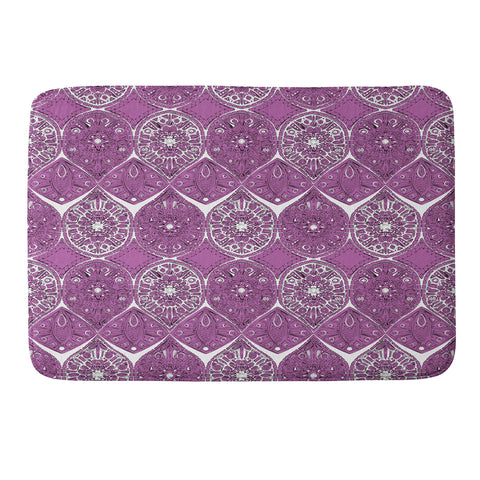 Sharon Turner Saffreya Orchid Memory Foam Bath Mat