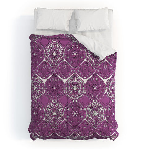 Sharon Turner Saffreya Orchid Comforter