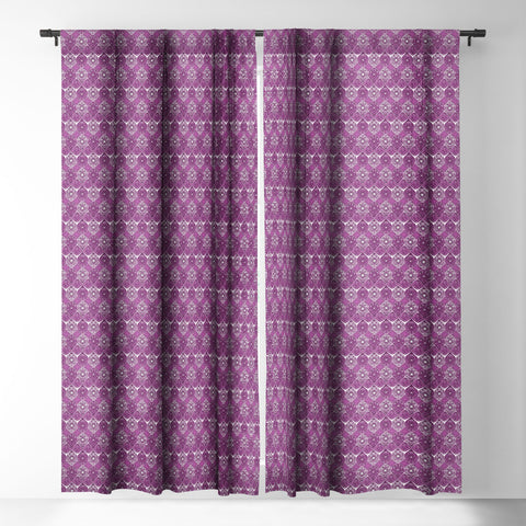 Sharon Turner Saffreya Orchid Blackout Window Curtain