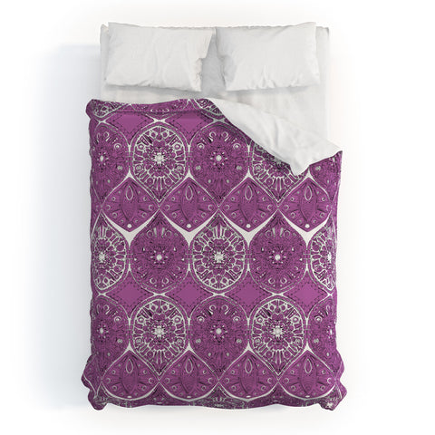 Sharon Turner Saffreya Orchid Duvet Cover
