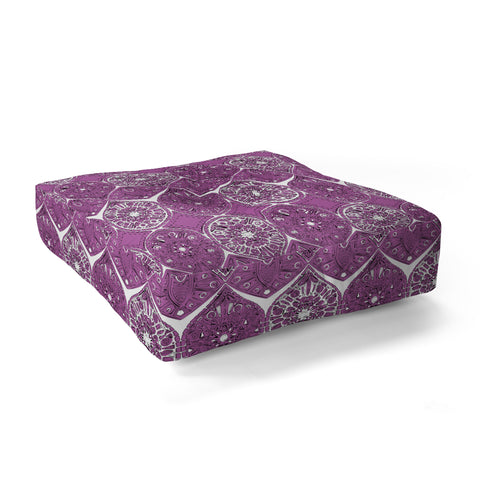 Sharon Turner Saffreya Orchid Floor Pillow Square