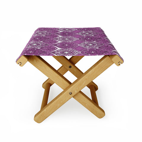 Sharon Turner Saffreya Orchid Folding Stool
