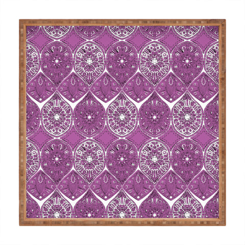 Sharon Turner Saffreya Orchid Square Tray