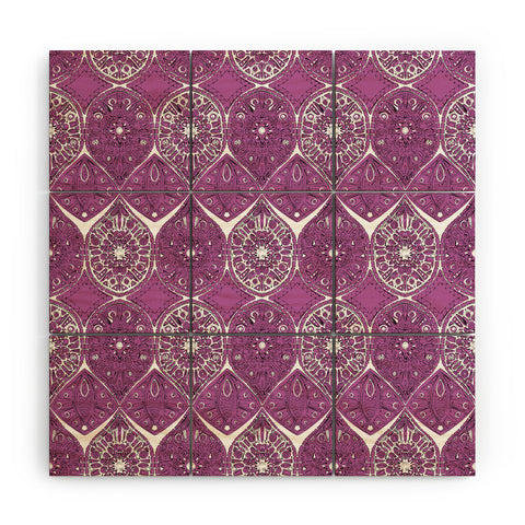 Sharon Turner Saffreya Orchid Wood Wall Mural