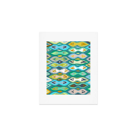 Sharon Turner Sagar ikat Art Print