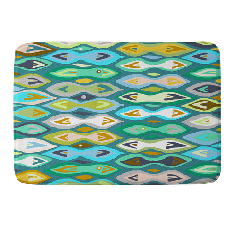 Sharon Turner Sagar ikat Memory Foam Bath Mat
