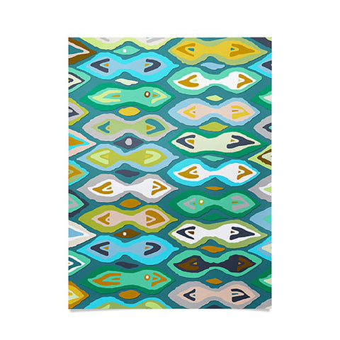 Sharon Turner Sagar ikat Poster