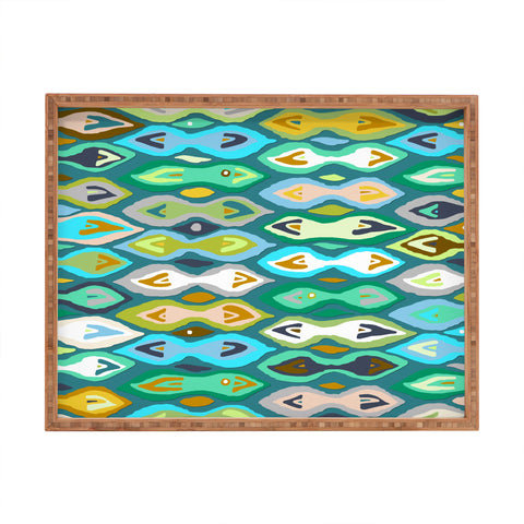Sharon Turner Sagar ikat Rectangular Tray