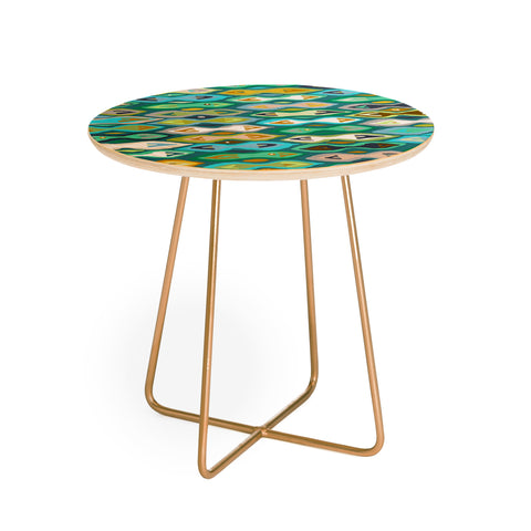 Sharon Turner Sagar ikat Round Side Table