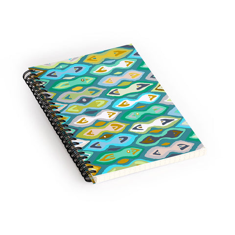 Sharon Turner Sagar ikat Spiral Notebook