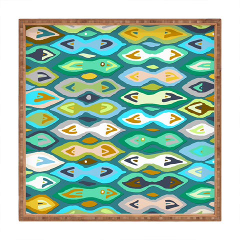 Sharon Turner Sagar ikat Square Tray