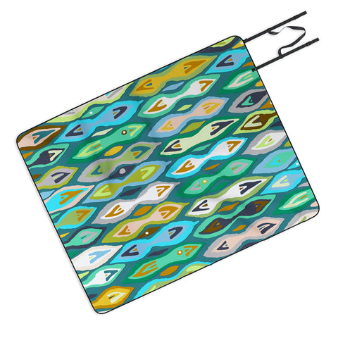 Sharon Turner Sagar ikat Picnic Blanket