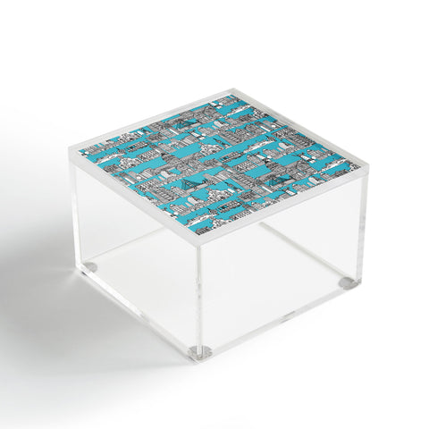 Sharon Turner San Francisco Blue Acrylic Box