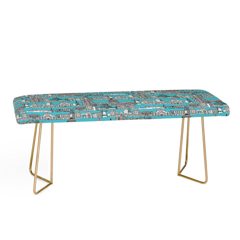 Sharon Turner San Francisco Blue Bench