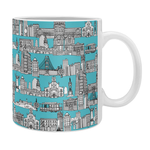 Sharon Turner San Francisco Blue Coffee Mug