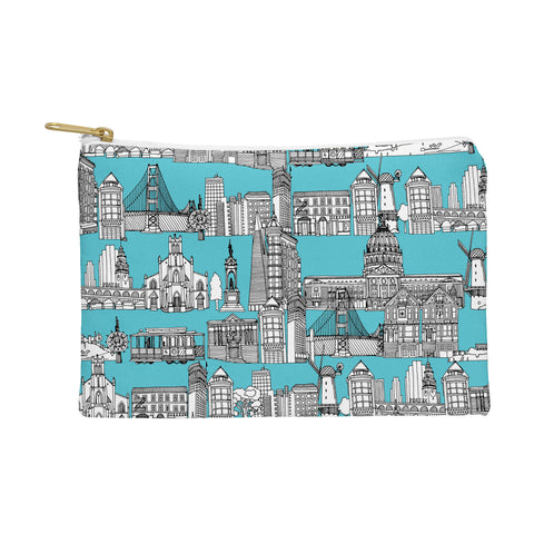 Sharon Turner San Francisco Blue Pouch