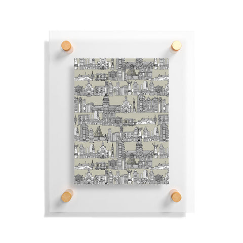 Sharon Turner San Francisco Linen Floating Acrylic Print
