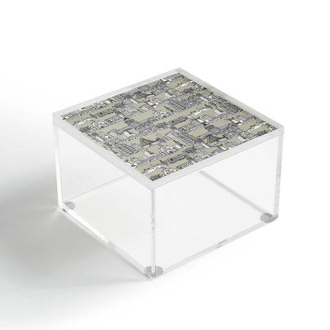 Sharon Turner San Francisco Linen Acrylic Box